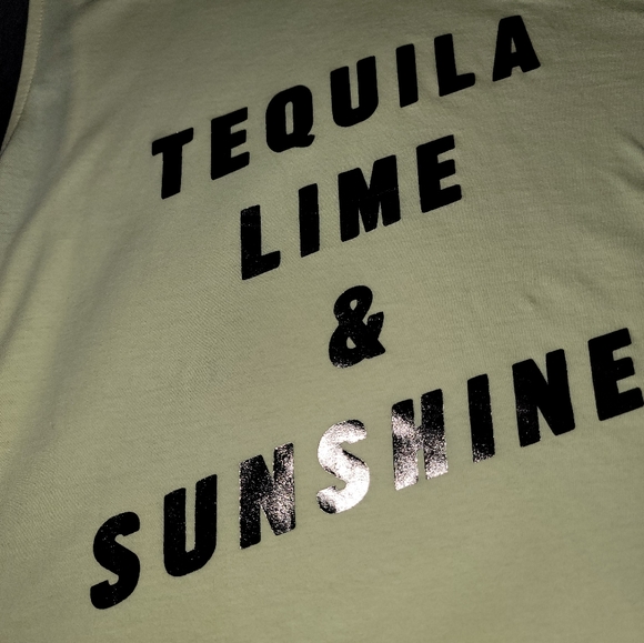 Express One Eleven Tequila Tank Top - Small - Yellow - Picture 3 of 5
